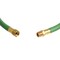 Continental 3/8" x 75' Green EPDM Rubber Air Hose, 300 PSI, 1/4" MNPT x FNPSM HZG03830-75-33 - alternate 2